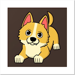 Corgi Posters and Art